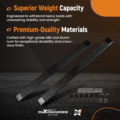 Nerf Bars Side Steps for Toyota Tacoma (2024–2026) Aluminum Black