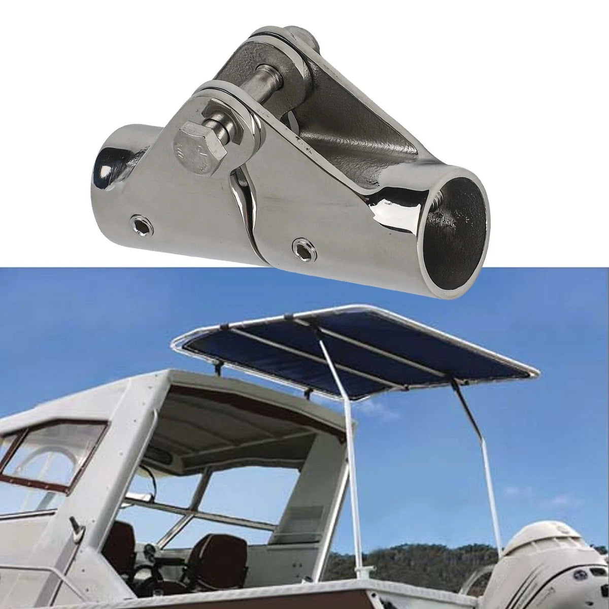 316 Stainless Steel Boat Rail Fittings Connector for Yacht Applications