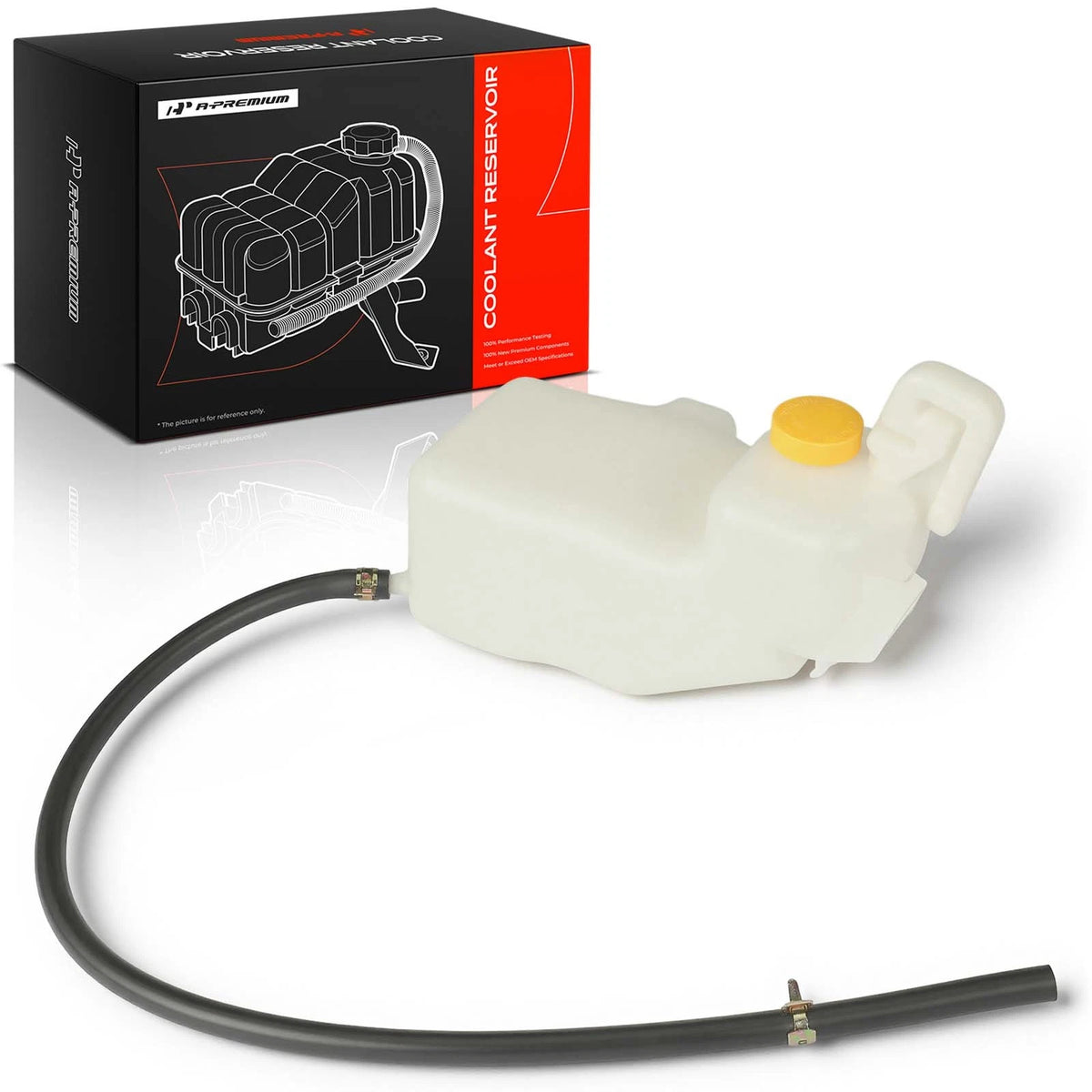 Coolant Expansion Overflow Tank with Cap for Nissan Sentra (2007–2012) 21710ET000