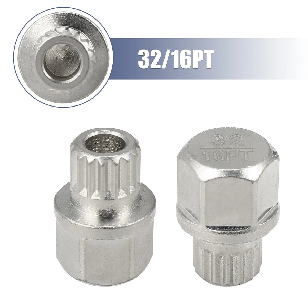 Anti Theft Wheel Lock Lug Nut Screw Removal Key for BMW (32/16PT)