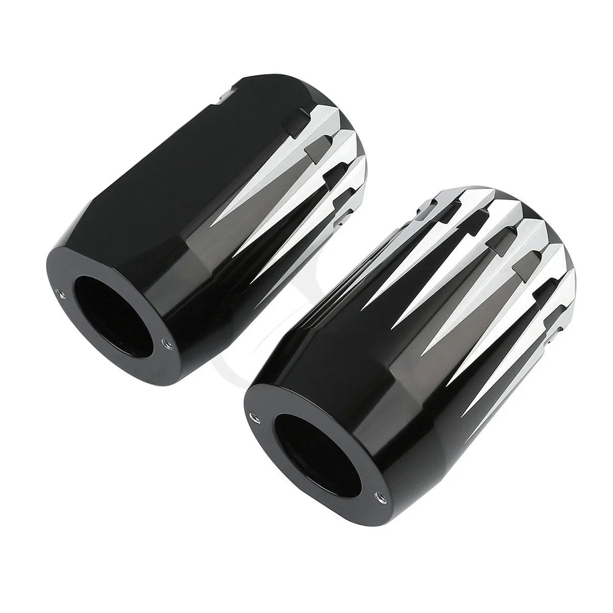 Aluminum Upper Fork Slider Covers for Harley Road King Electra Glide (1984–2013)