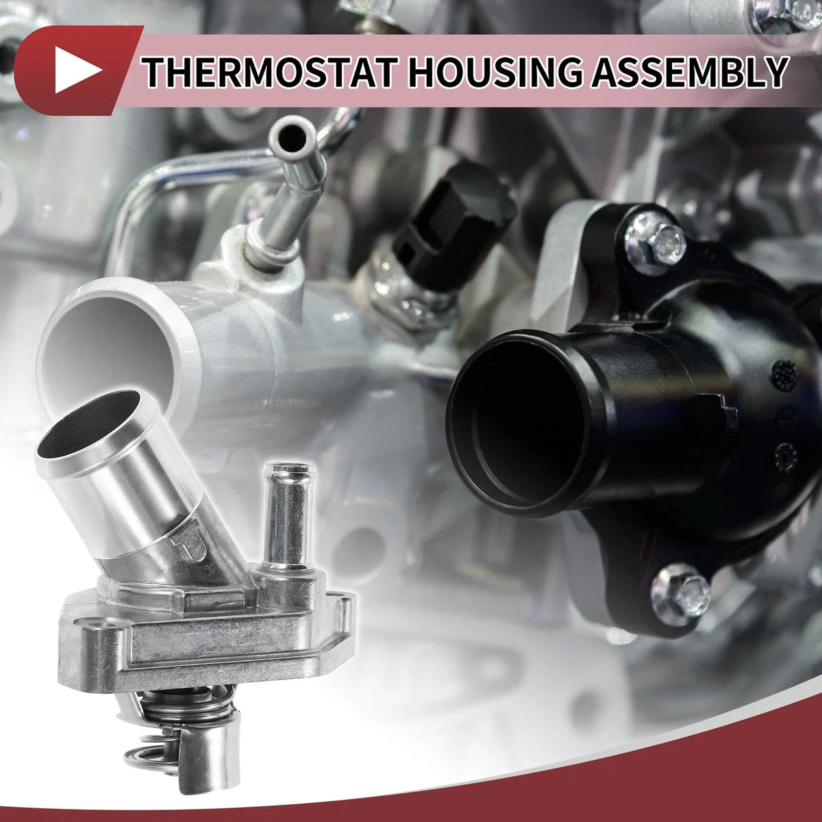 Engine Coolant Thermostat Housing Assembly for Nissan Frontier (2005–2019)