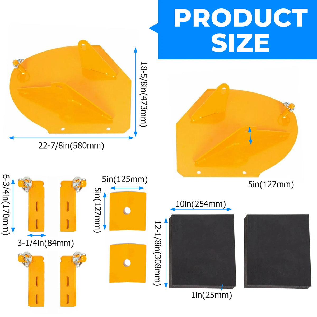 Snow Plow Extensions 20" for Meyer Western Boss (SMT11319, PW22)