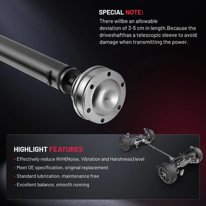 Front Driveshaft for Jeep Commander, Grand Cherokee (2007–2010) 65-3007