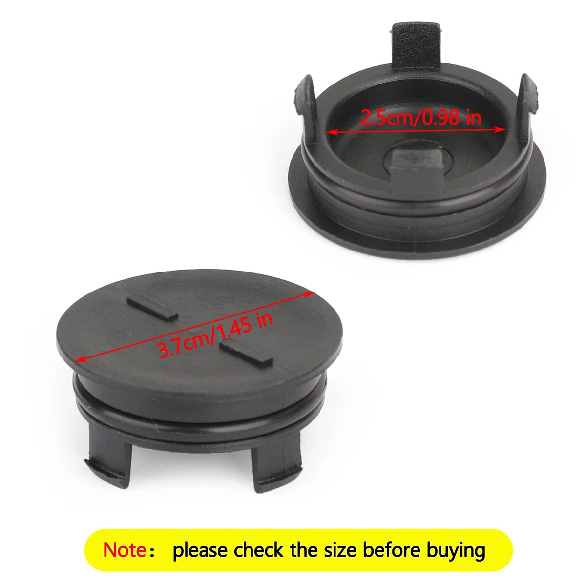 Cylinder Head Rear Cam Plug with Seal for Honda Civic CR-V CR-Z HR-V (C241-A002-BLK)