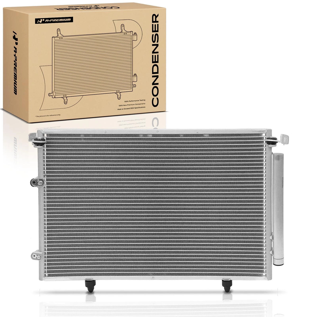 A/C Condenser w/ Receiver Drier for Toyota Solara Camry Lexus ES300 (2000–2006) 8846006070, 8846006140, 3052