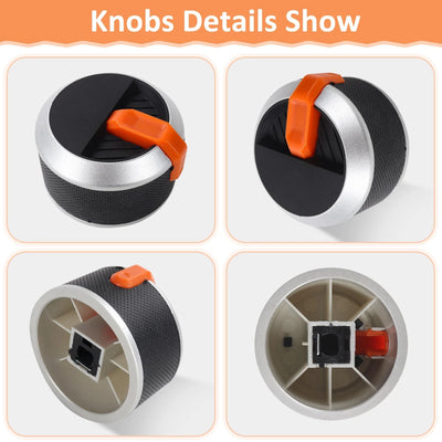 Replacement Orange Knobs for Blackstone Gas Griddle Grill (1666, 1517, 1554, 1825)