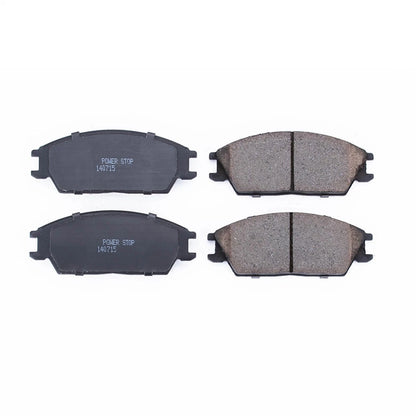 2X Powerstop 16-404 Brake Pad Set Front for Hyundai Accent Scoupe (1993–2005)