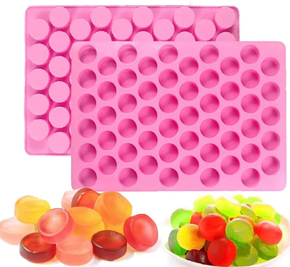 2X Round Silicone Candy Molds for VITAPREP (110 Cavities Total)