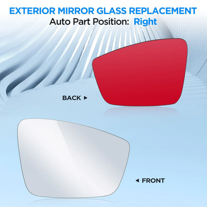 Mirror Glass Replacement for Volkswagen Beetle (2011–2019) RH