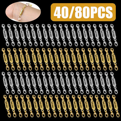 40/80PCS Magnetic Lobster Lock Clasps for Jewelry Making