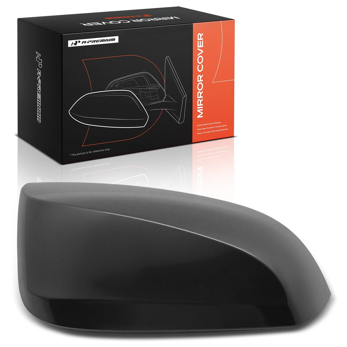Passenger Mirror Cover Cap for Toyota Sienna (2021–2025) 8791508040C0, TO1327130