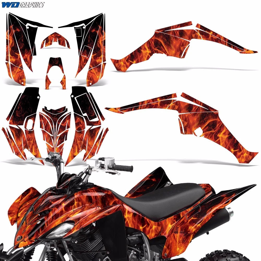 ATV Decals Graphics Stickers for Yamaha Raptor 350 (2004–2014)