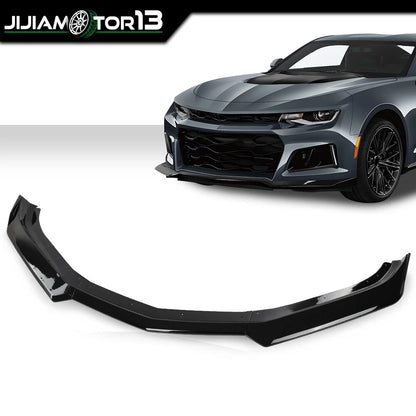Gloss Black Front Bumper Lip Splitter for Chevy Camaro (2016–2021) J-02BUP45G6ABB