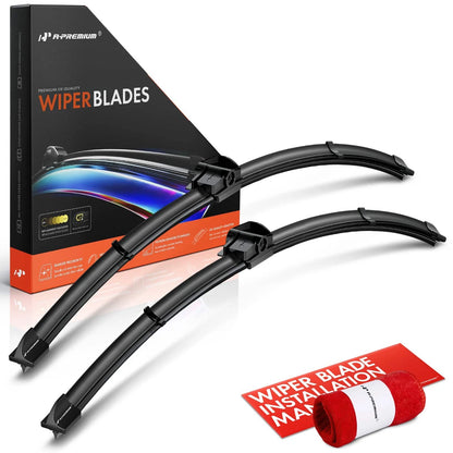 2X Front Windshield Wiper Blades for Ford Five Hundred (2005–2007)