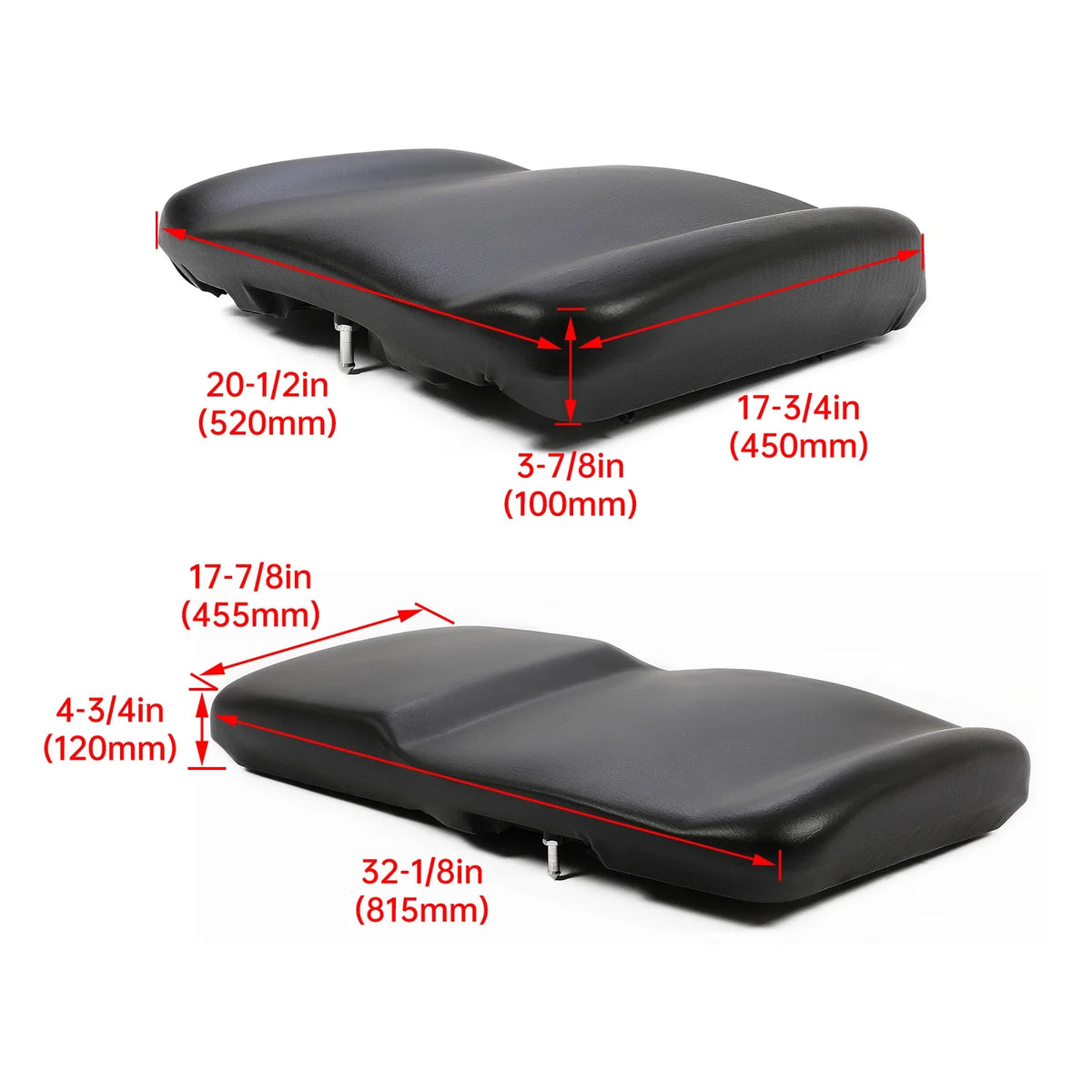 Pair LH+RH Seat Bottom for Polaris Ranger 900 XP 1000 XP 570 XP Crew