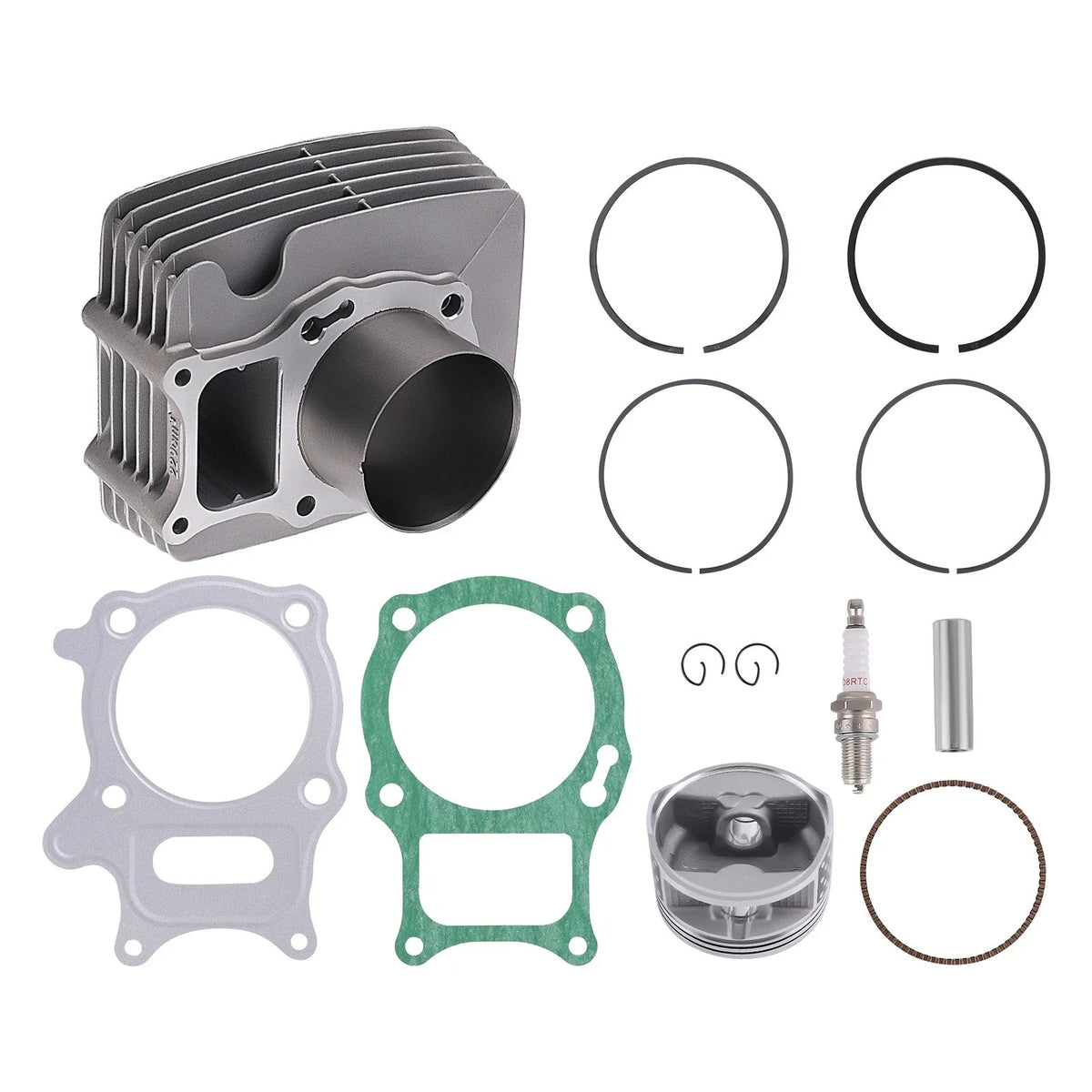 74mm Big Bore Cylinder Piston Gasket Top End Set for Honda Recon 250 (2002–2022)