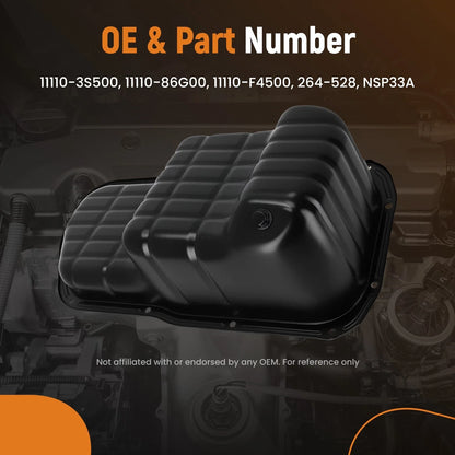 Oil Sump Pan for Nissan Frontier Xterra (1998–2004)