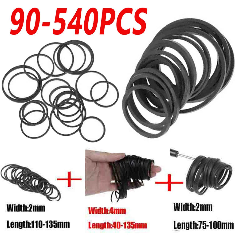 Universal Rubber Drive Belt for Tape Machine (90-540Pcs)