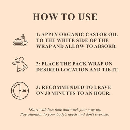 Castor Oil Pack for Handcraft Blends (16 Fl Oz)