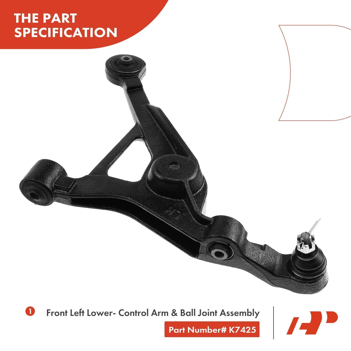 Set of 6 Front Lower Control Arm Ball Joint Sway Bar for Chrysler Sebring (K7306, K7218, K7425, K7427)