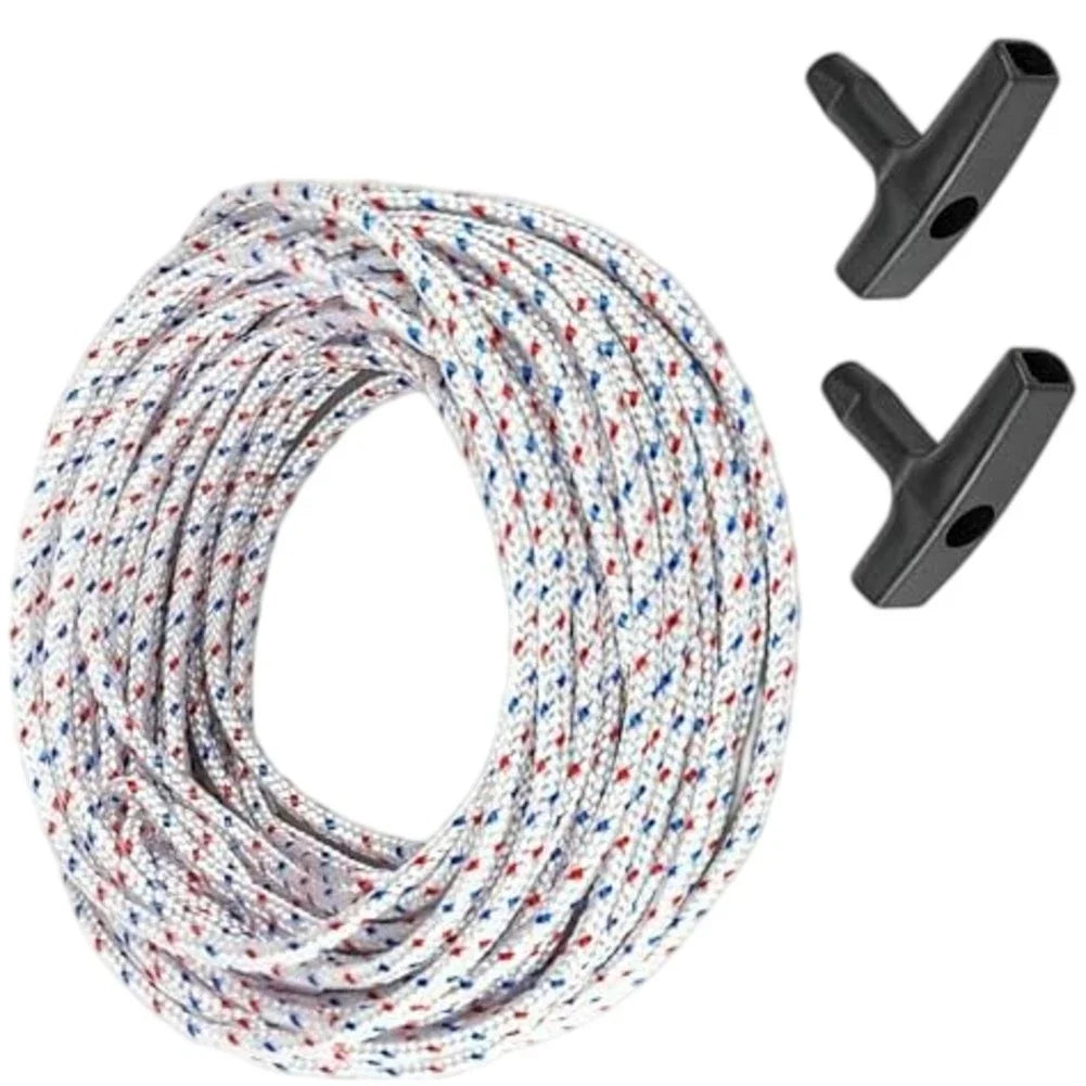 Replacement Recoil Pull Cord 15m 4mm for Gas Lawn Mower