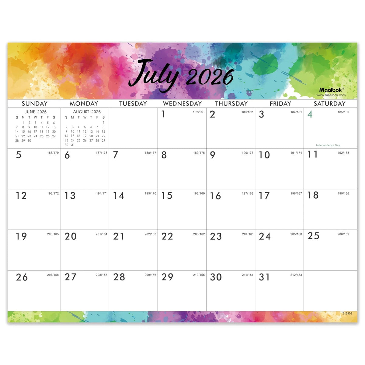 Magnetic Calendar for 2026-2027 (2026–2027)