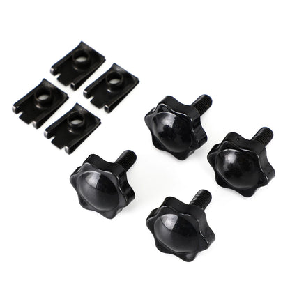 Set of 4 Saddlebag Lever Lock Bolts Nuts for Harley Glide King Touring (1996–2019)