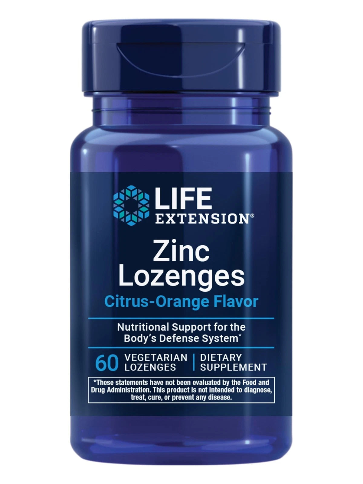 Zinc Lozenges for Life Extension (60 Count)