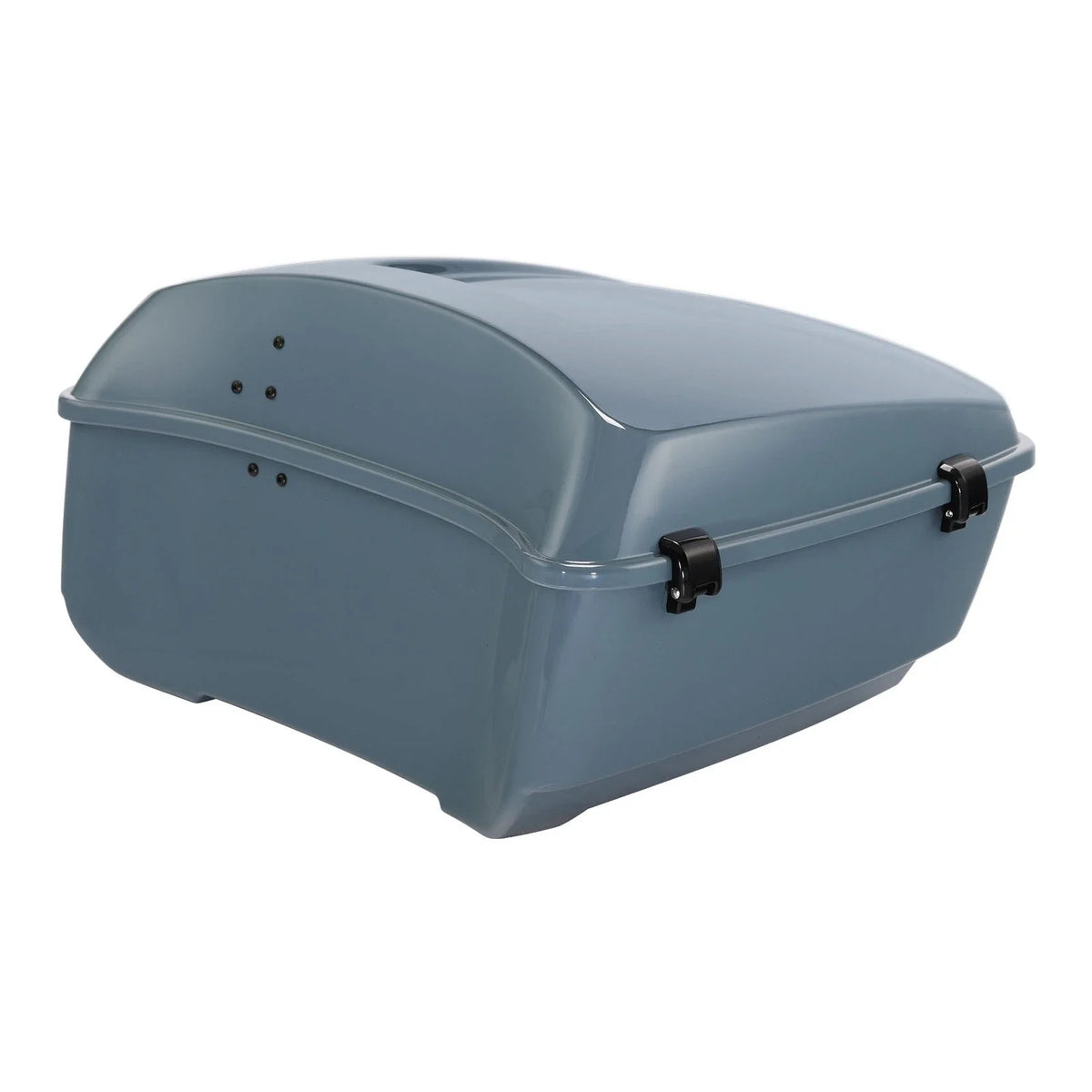 King Trunk for Harley Touring Street Glide (2014–2025) Sharkskin Blue Firestorm