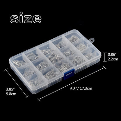 Jewelry Making Kit Findings Set of 4 - Silver, Gold, Black, Clear