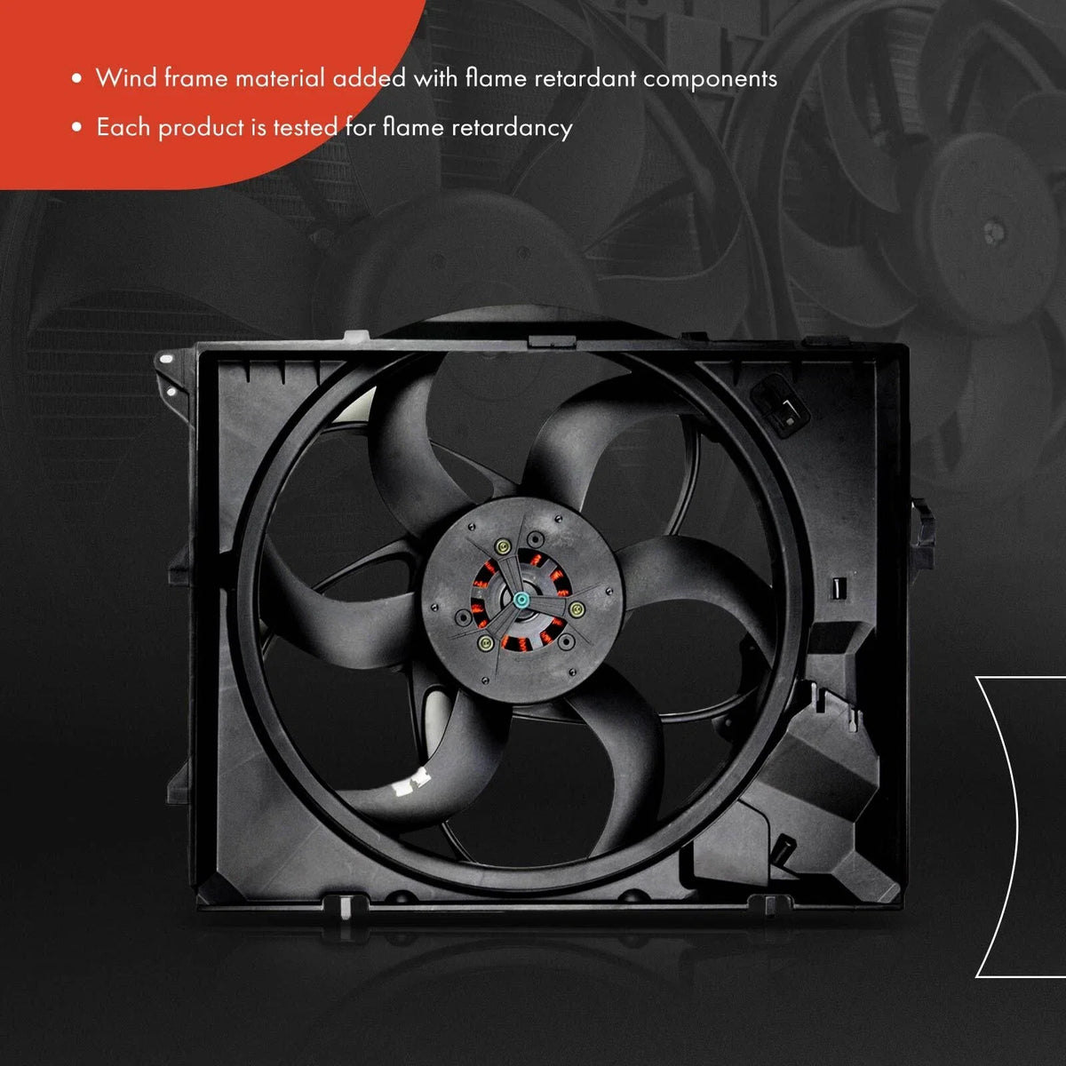 Cooling Fan Assembly for BMW 328i 328xi 330i 325i Z4 128i (2007–2013)