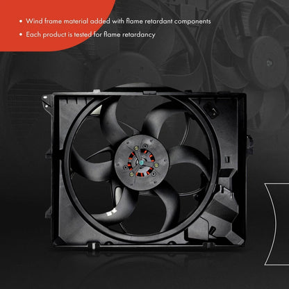 Cooling Fan Assembly for BMW 328i 328xi 330i 325i Z4 128i (2007–2013)