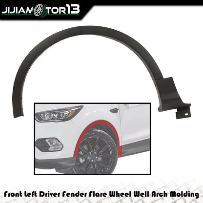 Front Left Fender Flare for Ford Escape (2013–2017) J-02RSA1280BDM-FL