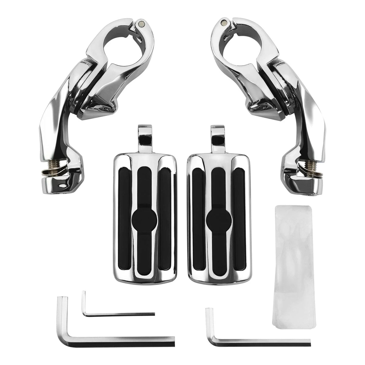 1.25" Motorcycle Highway Crash Bar Foot Pegs for Harley Touring