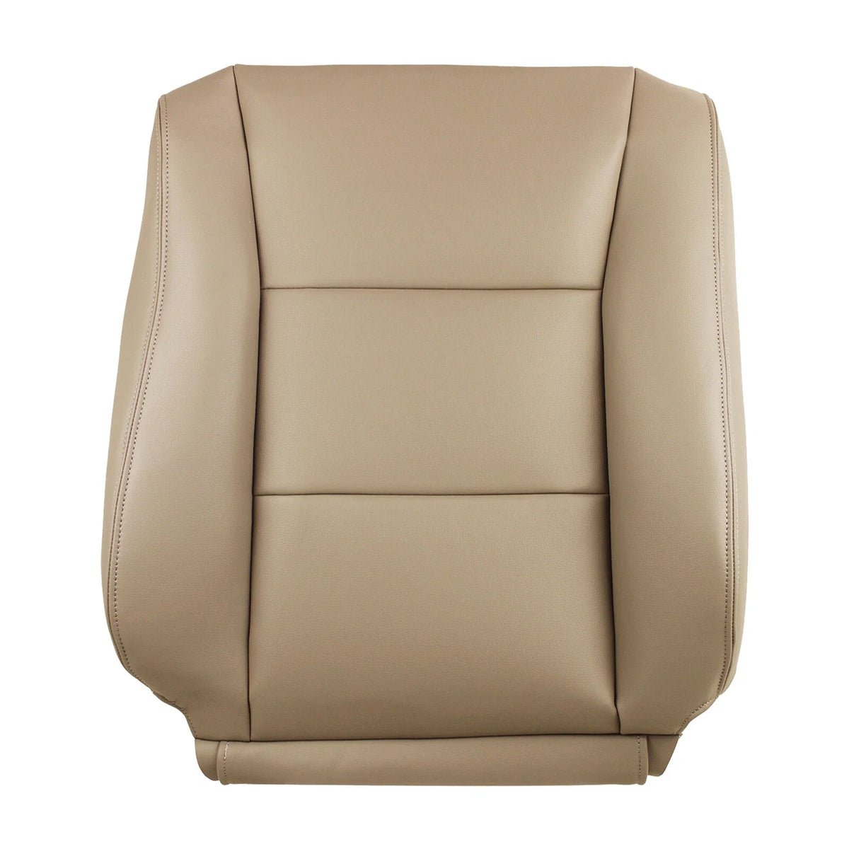 Leather Covers Set of 2 Tan Front Driver & Passenger for Toyota Land Cruiser (1998–2007)
