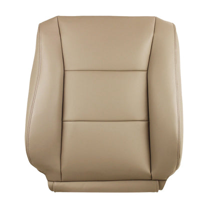 Leather Covers Set of 2 Tan Front Driver & Passenger for Toyota Land Cruiser (1998–2007)