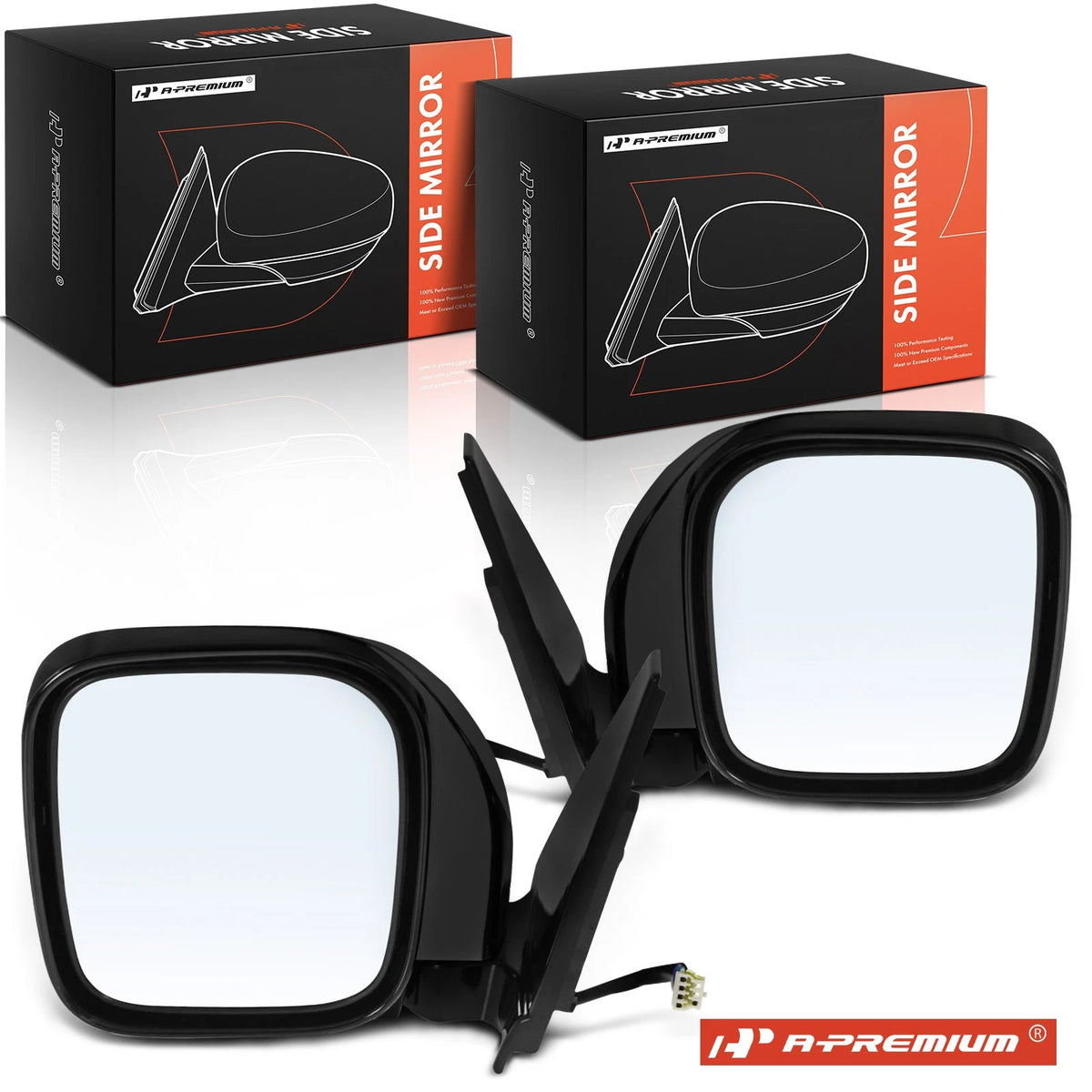 2X Power Mirror for Mitsubishi Montero (2001–2006) MR478840, MR478839