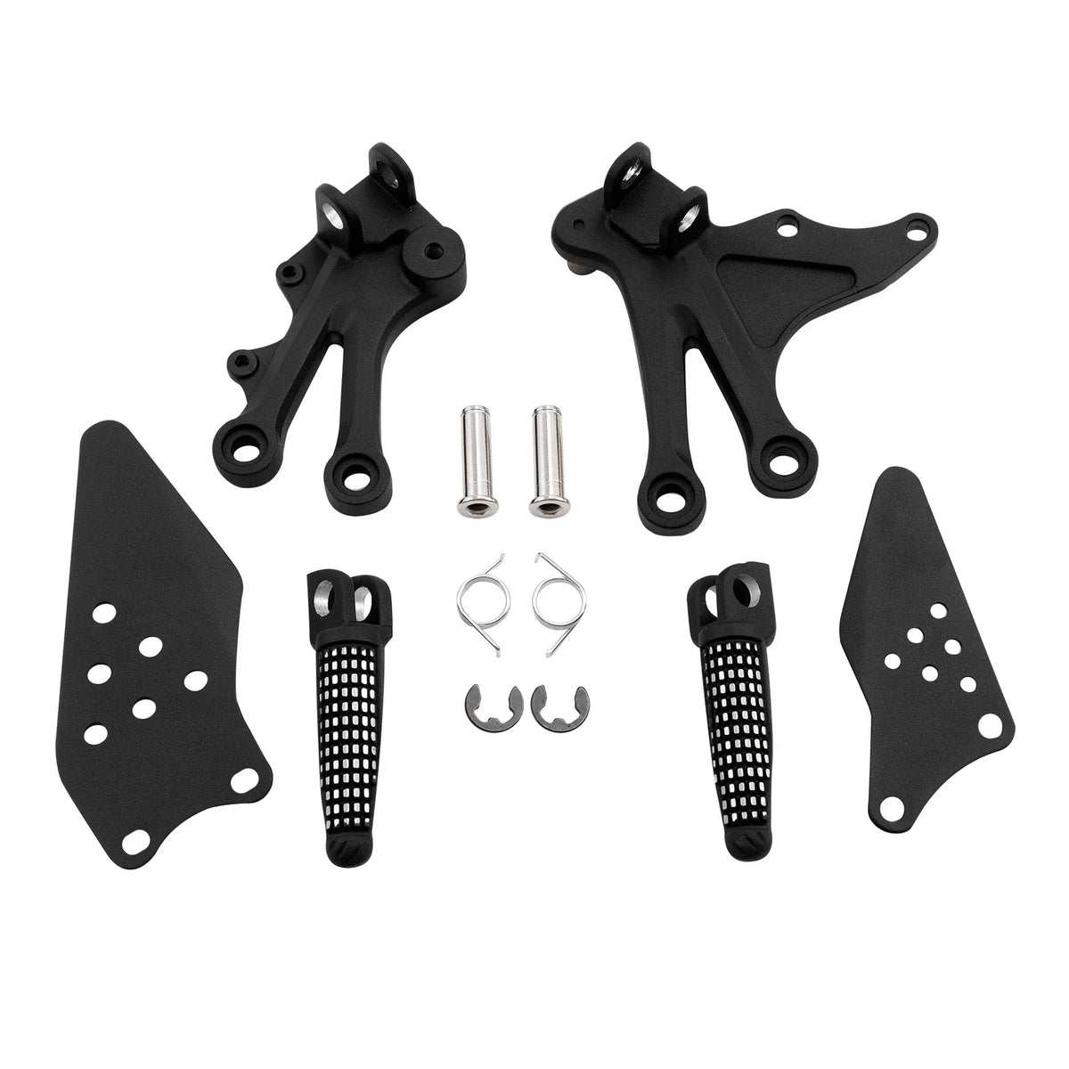 Front Rider Foot Pegs Footrest Brackets for Kawasaki Ninja ZX10R (2004–2005)