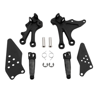 Front Rider Foot Pegs Footrest Brackets for Kawasaki Ninja ZX10R (2004–2005)