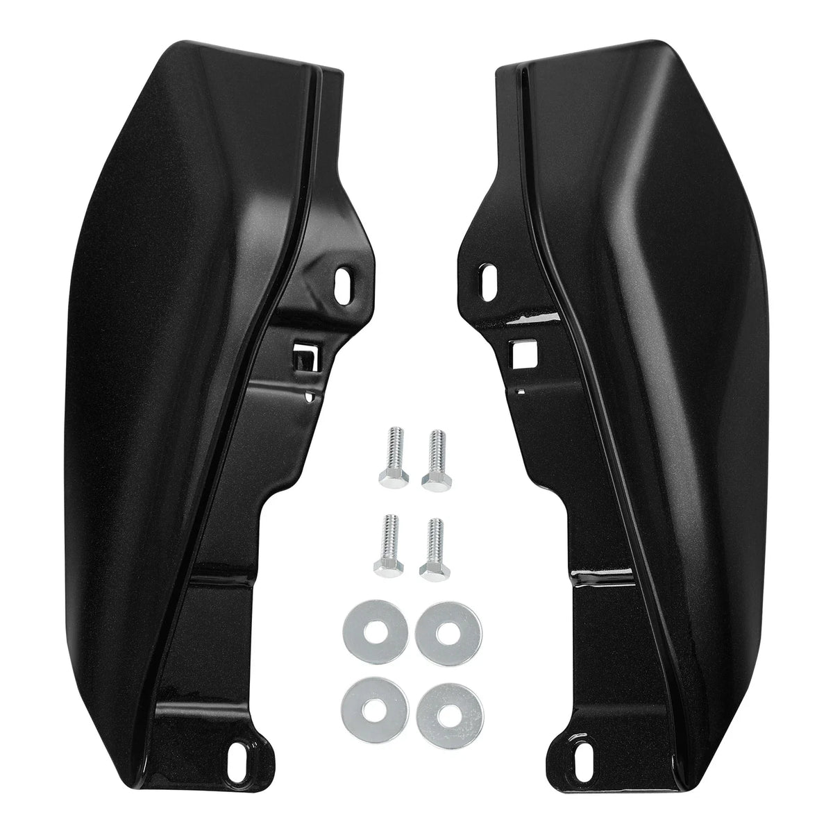 Mid Frame Air Deflectors for Harley Street Road Glide (2009–2023) Black Quartz