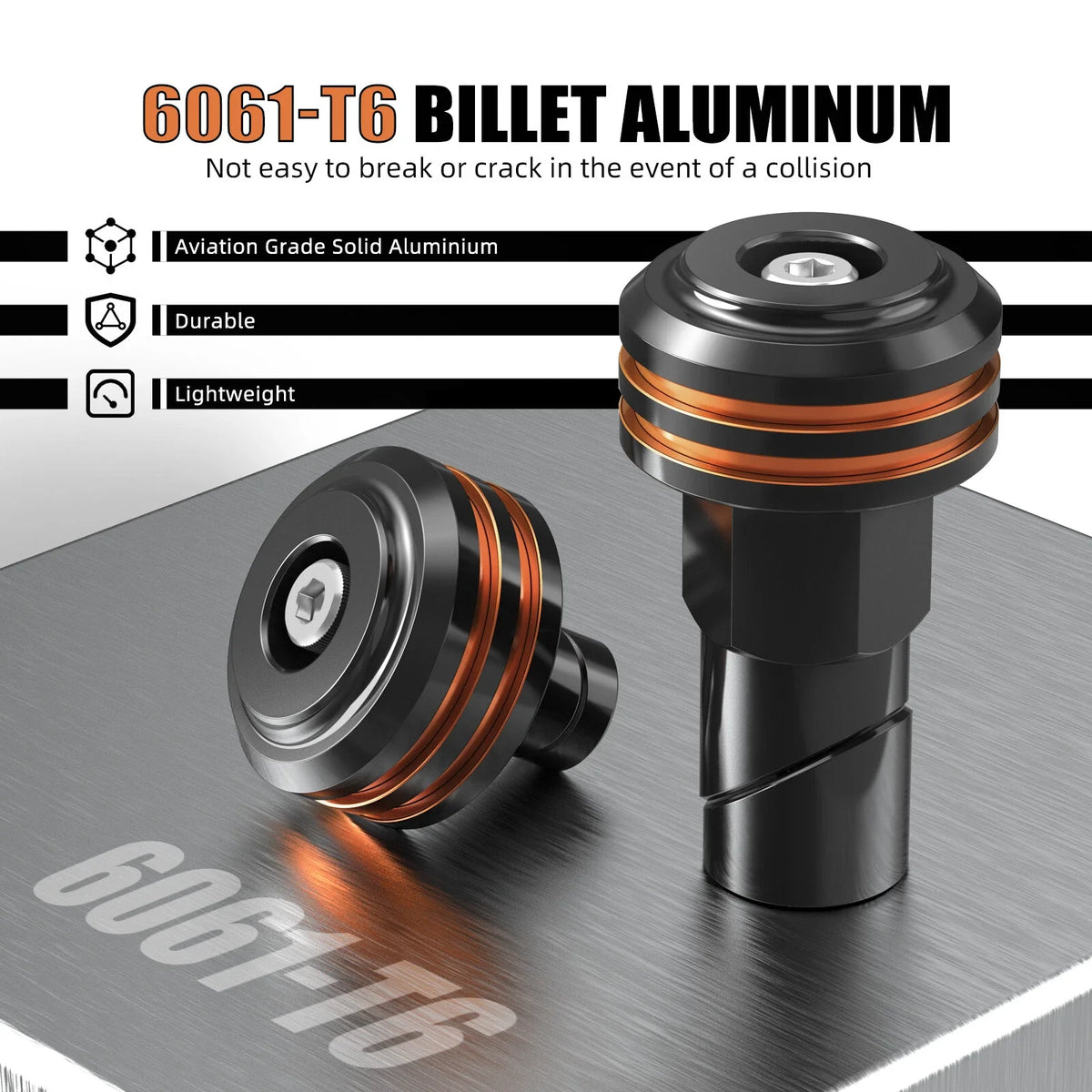 Set of 2 Anodized Front Axle Cap Nut Covers for Harley CVO Pan America (2024)