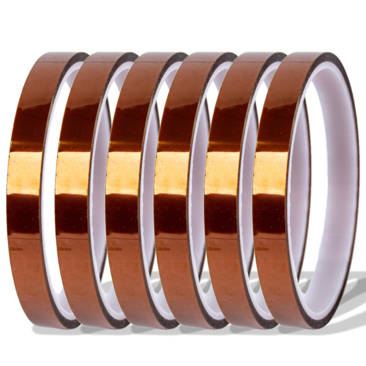 Set of 6 Heat Tape Rolls for Sublimation Transfer 10mm x 16m No Residue