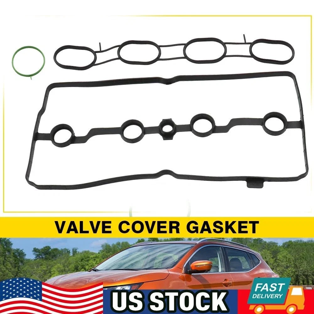 Valve Cover Gasket Set X3 for Nissan NV200 (2013–2019), Sentra, Rogue (2017–2019)