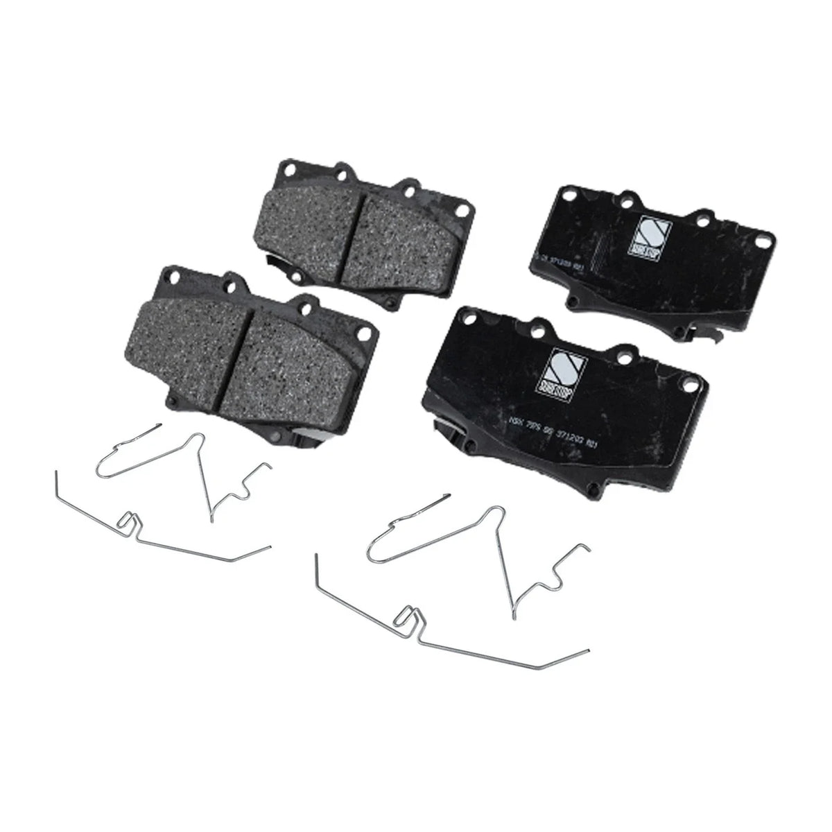 Set of 4 Ceramic Brake Pads for Toyota Land Cruiser (1993–1997)