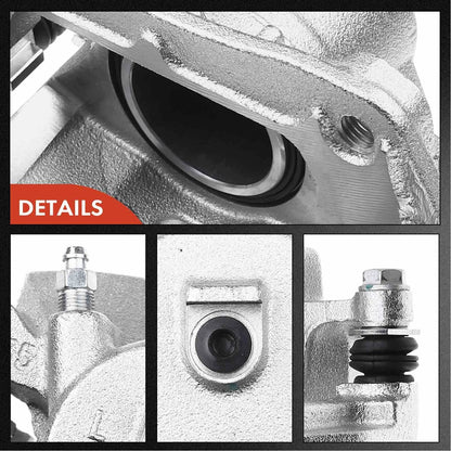 Set of 6 Front Brake Calipers & Pads for Chevrolet Malibu (2004–2008)