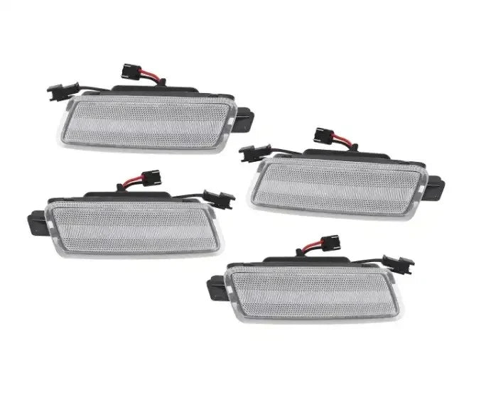Clear Front Rear LED Side Marker Lights for Audi S7 RS7 (2012–2018)