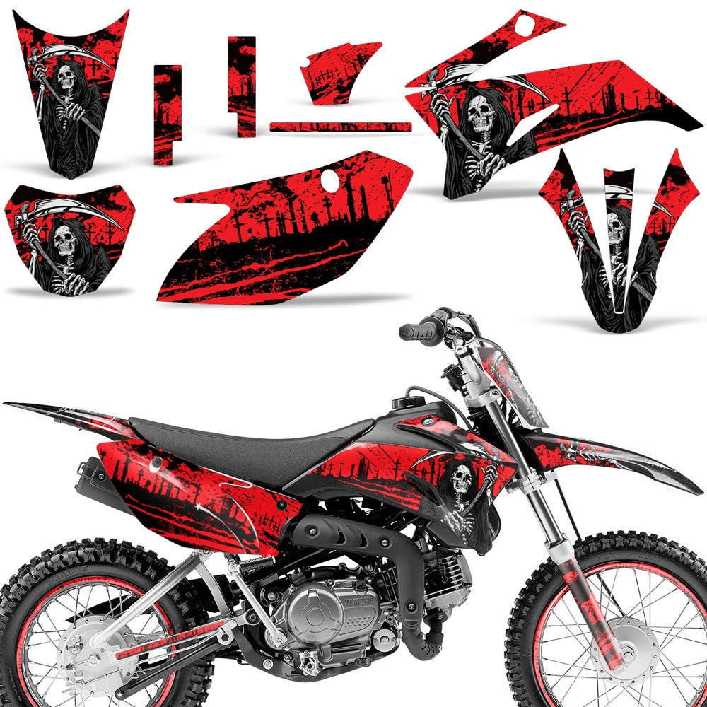 Graphics Decals Stickers + # Plates for Yamaha TTR110 (2008–2024)