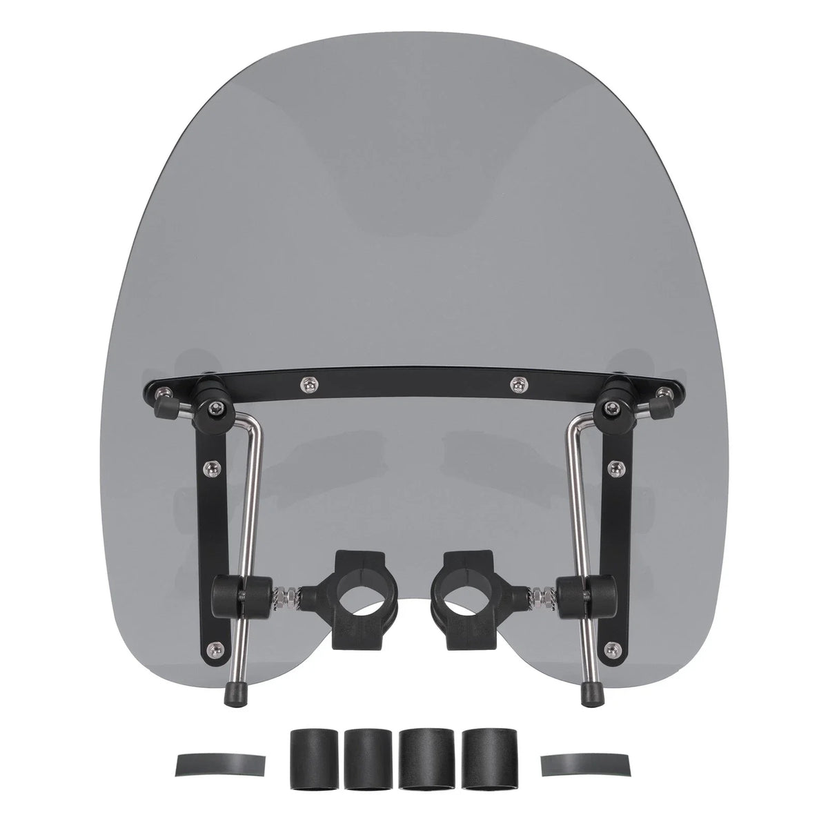 18"x16" Smoke Windshield for Yamaha Virago XV250 (1988–2007) & Honda Shadow VT1300 (2007–2012)