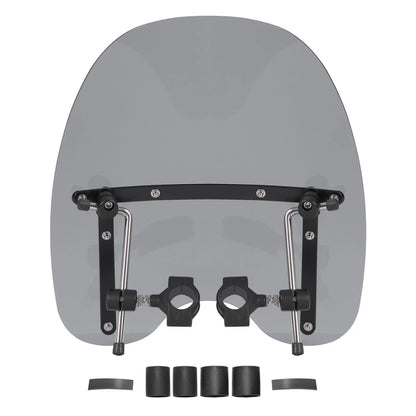 18"x16" Smoke Windshield for Yamaha Virago XV250 (1988–2007) & Honda Shadow VT1300 (2007–2012)